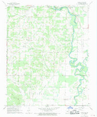 Supply Arkansas Historical topographic map, 1:24000 scale, 7.5 X 7.5 Minute, Year 1968
