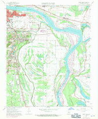 Sweet Home Arkansas Historical topographic map, 1:24000 scale, 7.5 X 7.5 Minute, Year 1961