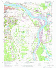 Sweet Home Arkansas Historical topographic map, 1:24000 scale, 7.5 X 7.5 Minute, Year 1961
