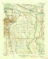 Sweet Home Arkansas Historical topographic map, 1:31680 scale, 7.5 X 7.5 Minute, Year 1945