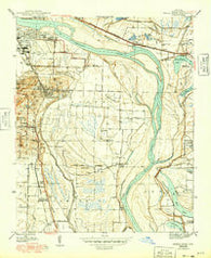 Sweet Home Arkansas Historical topographic map, 1:31680 scale, 7.5 X 7.5 Minute, Year 1945