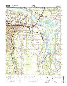 Sweet Home Arkansas Current topographic map, 1:24000 scale, 7.5 X 7.5 Minute, Year 2014