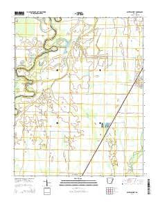 Swifton West Arkansas Current topographic map, 1:24000 scale, 7.5 X 7.5 Minute, Year 2014