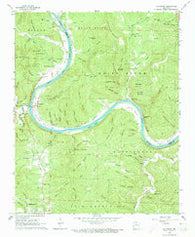 Sylamore Arkansas Historical topographic map, 1:24000 scale, 7.5 X 7.5 Minute, Year 1964