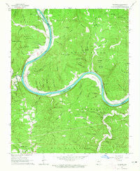 Sylamore Arkansas Historical topographic map, 1:24000 scale, 7.5 X 7.5 Minute, Year 1964