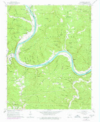 Sylamore Arkansas Historical topographic map, 1:24000 scale, 7.5 X 7.5 Minute, Year 1964