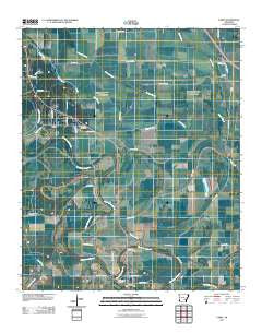 Tarry Arkansas Historical topographic map, 1:24000 scale, 7.5 X 7.5 Minute, Year 2011