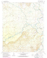 Tates Bluff Arkansas Historical topographic map, 1:24000 scale, 7.5 X 7.5 Minute, Year 1971