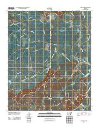 Tates Bluff Arkansas Historical topographic map, 1:24000 scale, 7.5 X 7.5 Minute, Year 2011