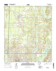 Taylor Arkansas Current topographic map, 1:24000 scale, 7.5 X 7.5 Minute, Year 2014