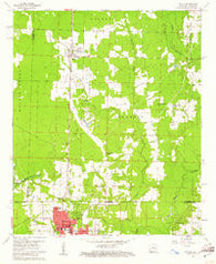 Taylor Arkansas Historical topographic map, 1:24000 scale, 7.5 X 7.5 Minute, Year 1960