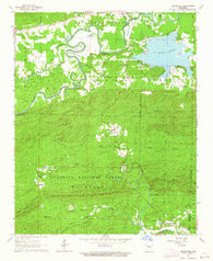 Thornburg Arkansas Historical topographic map, 1:24000 scale, 7.5 X 7.5 Minute, Year 1963