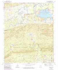 Thornburg Arkansas Historical topographic map, 1:24000 scale, 7.5 X 7.5 Minute, Year 1963