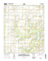 Tichnor Arkansas Current topographic map, 1:24000 scale, 7.5 X 7.5 Minute, Year 2014