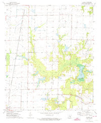 Tichnor Arkansas Historical topographic map, 1:24000 scale, 7.5 X 7.5 Minute, Year 1972
