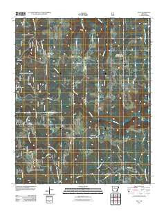 Tilly Arkansas Historical topographic map, 1:24000 scale, 7.5 X 7.5 Minute, Year 2011