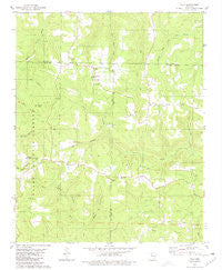 Tilly Arkansas Historical topographic map, 1:24000 scale, 7.5 X 7.5 Minute, Year 1980