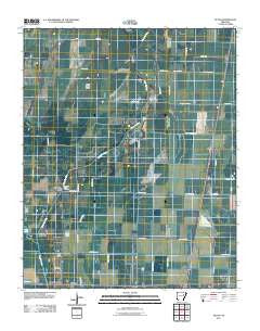 Tilton Arkansas Historical topographic map, 1:24000 scale, 7.5 X 7.5 Minute, Year 2011