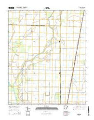 Tilton Arkansas Current topographic map, 1:24000 scale, 7.5 X 7.5 Minute, Year 2014
