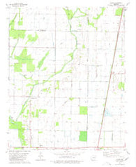 Tilton Arkansas Historical topographic map, 1:24000 scale, 7.5 X 7.5 Minute, Year 1980