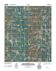 Tinsman Arkansas Historical topographic map, 1:24000 scale, 7.5 X 7.5 Minute, Year 2011
