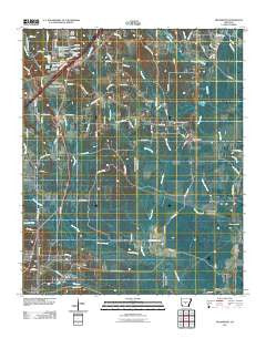 Traskwood Arkansas Historical topographic map, 1:24000 scale, 7.5 X 7.5 Minute, Year 2011