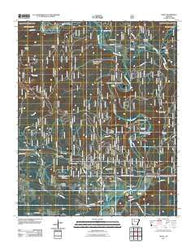 Treat Arkansas Historical topographic map, 1:24000 scale, 7.5 X 7.5 Minute, Year 2011