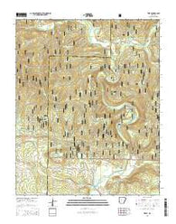 Treat Arkansas Current topographic map, 1:24000 scale, 7.5 X 7.5 Minute, Year 2014