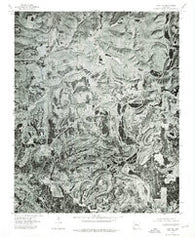 Treat SE Arkansas Historical topographic map, 1:24000 scale, 7.5 X 7.5 Minute, Year 1974