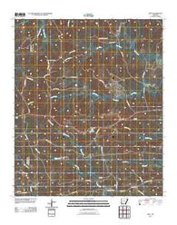 Troy Arkansas Historical topographic map, 1:24000 scale, 7.5 X 7.5 Minute, Year 2011