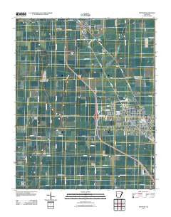 Trumann Arkansas Historical topographic map, 1:24000 scale, 7.5 X 7.5 Minute, Year 2011