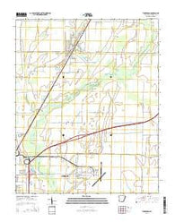 Tuckerman Arkansas Current topographic map, 1:24000 scale, 7.5 X 7.5 Minute, Year 2014