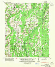 Tuckerman Arkansas Historical topographic map, 1:62500 scale, 15 X 15 Minute, Year 1935