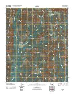 Tulip Arkansas Historical topographic map, 1:24000 scale, 7.5 X 7.5 Minute, Year 2011