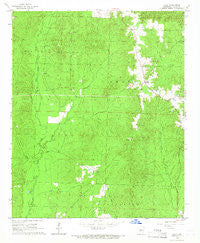 Tulip Arkansas Historical topographic map, 1:24000 scale, 7.5 X 7.5 Minute, Year 1965