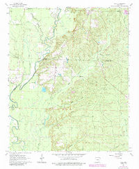 Tull Arkansas Historical topographic map, 1:24000 scale, 7.5 X 7.5 Minute, Year 1963