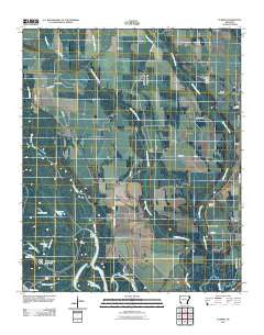 Turner Arkansas Historical topographic map, 1:24000 scale, 7.5 X 7.5 Minute, Year 2011