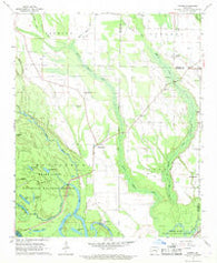 Turner Arkansas Historical topographic map, 1:24000 scale, 7.5 X 7.5 Minute, Year 1967