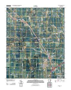 Tyronza Arkansas Historical topographic map, 1:24000 scale, 7.5 X 7.5 Minute, Year 2011