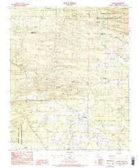 Umpire Arkansas Historical topographic map, 1:24000 scale, 7.5 X 7.5 Minute, Year 1986