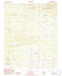 Umpire Arkansas Historical topographic map, 1:24000 scale, 7.5 X 7.5 Minute, Year 1986