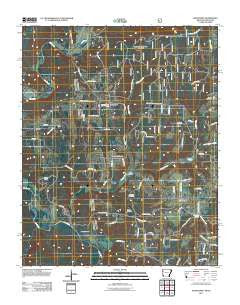 Uniontown Arkansas Historical topographic map, 1:24000 scale, 7.5 X 7.5 Minute, Year 2011