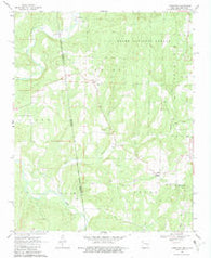 Uniontown Arkansas Historical topographic map, 1:24000 scale, 7.5 X 7.5 Minute, Year 1969