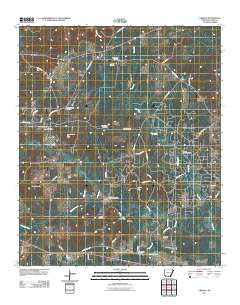 Urbana Arkansas Historical topographic map, 1:24000 scale, 7.5 X 7.5 Minute, Year 2011
