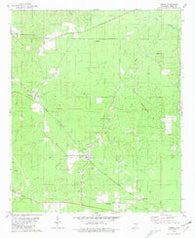 Urbana Arkansas Historical topographic map, 1:24000 scale, 7.5 X 7.5 Minute, Year 1981