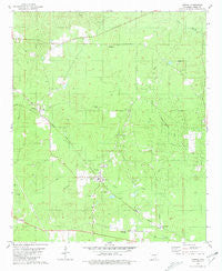 Urbana Arkansas Historical topographic map, 1:24000 scale, 7.5 X 7.5 Minute, Year 1981
