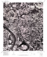 Van Buren Arkansas Historical topographic map, 1:24000 scale, 7.5 X 7.5 Minute, Year 1976