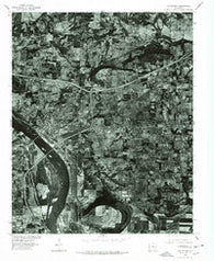 Van Buren Arkansas Historical topographic map, 1:24000 scale, 7.5 X 7.5 Minute, Year 1976