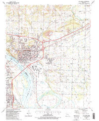 Van Buren Arkansas Historical topographic map, 1:24000 scale, 7.5 X 7.5 Minute, Year 1987