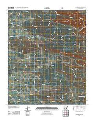 Vandervoort Arkansas Historical topographic map, 1:24000 scale, 7.5 X 7.5 Minute, Year 2011